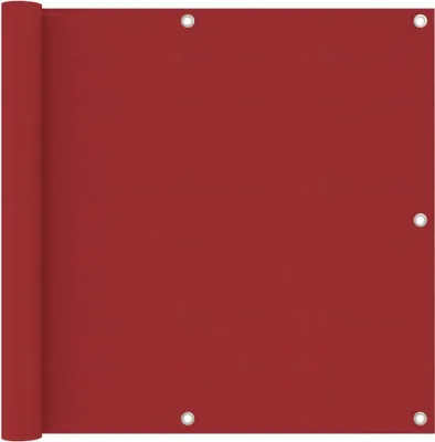 Image de Brise-vue balcon rouge 90x300 cm tissu Oxford