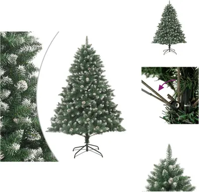 Obrázok produktu pre vidaXL Umelý vianočný stromček so stojanom 240 cm PVC - Vianočné stromčeky