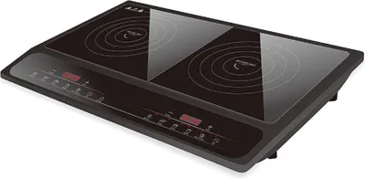 Produktbild von MICHELINO Induktionskochplatte Doppelkochplatte 2000+1500W schwarz