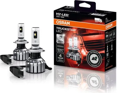 Zdjęcie produktu dla Osram H7-Led Truckstar 6000K 16W 24V Wiszący Składany Pakiet X2 Szt.