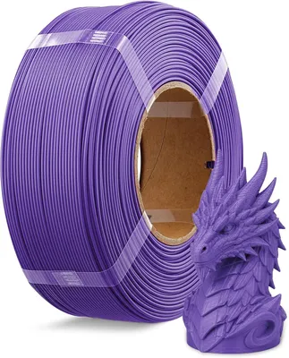 Produktbild von PLA+ Filament spoelloos, 1 kg, 1,8 mm, lila, für 3D-Druck