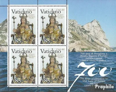 Produktbild von Briefmarken Vatikanstadt 2009 Mi 1637Klb Kleinbogen (kompl.Ausg.) gestempelt Verehrung Frauen von Europa