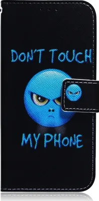 Produktbild von Mobigear Design Huawei P40 Lite Hülle Klapphülle Geldbörse - Do Not Touch