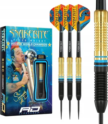 Produktbild von Red Dragon RDD2430 Snakebite Steeldartpfeile Messing 50,8mm