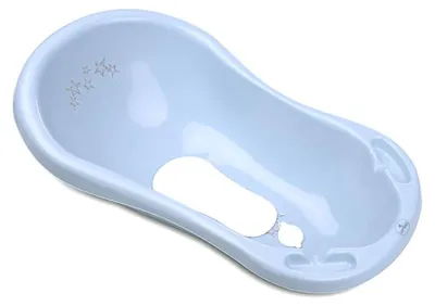 Produktbild von Lorelli Babybadewanne 1013046 Wasserablauf 84 cm Ablagefcher ergonomische Form hellblau