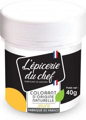 Zdjęcie produktu dla Naturalny barwnik spożywczy 40 g - Żółty