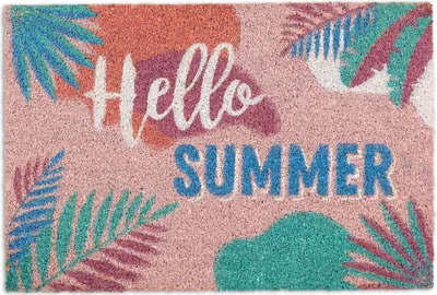Produktbild von relaxdays Fußmatte Kokos Hello Summer