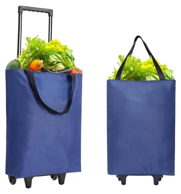 Image de Chariot de courses pliable, d'une capacité de 30 litres