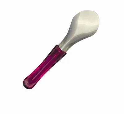 Produktbild von Eisspachtel Eisportionierer Edelstahl 30cm Kunststoffgriff Pink