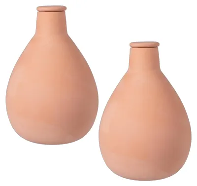 Ollas Set 2 Stück, 1 l, Keramik, Terrakotta
