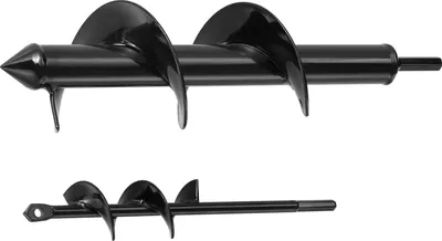 Immagine prodotto di SucceBuy 2x trivella da giardino per trapano 8x30cm e 4x22cm