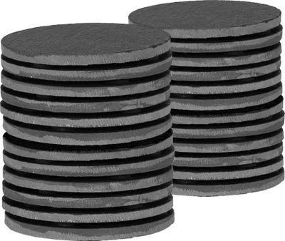 Produktbild von Argon Ta Linea Runde Schieferuntersetzer – 10 cm – 24 Stück