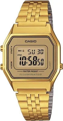 Zdjęcie produktu dla Zegarek Casio LA680WEGA-9ER Damski zegarek elektroniczny złoty