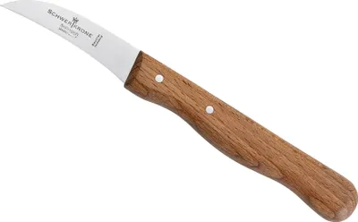 Produktbild von Schwertkrone Gemüsemesser Buchenholz gebogen 5,5 cm