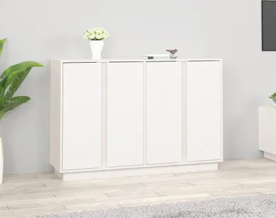 Obrázek produktu pro vidaXL Příborník bílý 120x35x80 cm Borovicový masiv