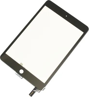Produktbild von Display Glas für Ipad Mini 4 Touch Screen Front Ersatz Scheibe Digitizer schwarz ohne Homebutton A1538 A1550