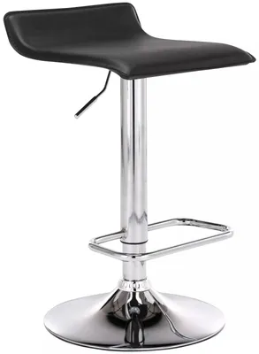 Produktbild von In And OutdoorMatch Barhocker Twila - 1er Set - Ergonomisch - Barhocker ohne Rückenlehne - Küche - Schwarz - 58-78cm