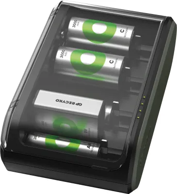 Produktbild von GP ReCyko B631 Universell Ladegerät AA/AAA/C/D/9V Akkus