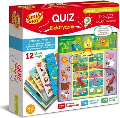 Produktbild von Quiz elektryczny wszystko o zwierzętach