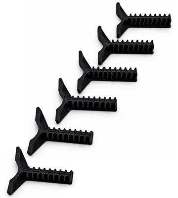 Produktbild von BURI 6x Befestigungs-Clip für Blumenkasten | kompatibel mit Corsica Flower Bridge & baugleichen Balkonkästen | sicherer Halt für Geländer & Brüstung