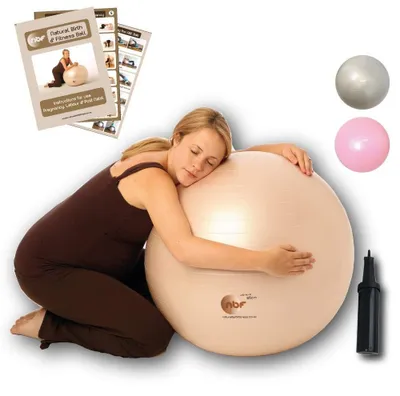 Obrázok produktu pre Elzusha – Gymnastický balón pre tehotné a na cvičenie, s pumpou – 55 cm, 65 cm, 75 cm
