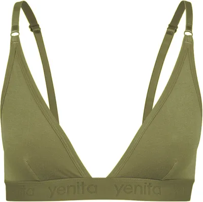 Produktbild von Yenita® Bustier Triangel BH aus Viskose XS Olive