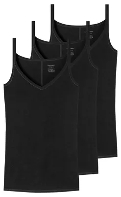 Produktbild von Schiesser 3er Pack Personal Fit Spaghetti Top Atmungsaktiv und temperaturausgleichend, Ohne Seitennähte für mehr Komfort, Elastischer Single Jersey