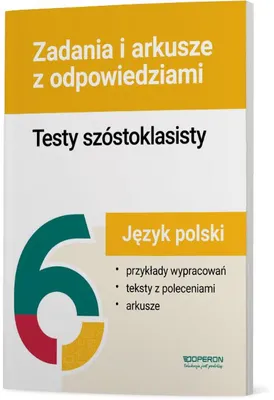 Imagen del producto de Język polski testy szóstoklasisty zadania i arkusze