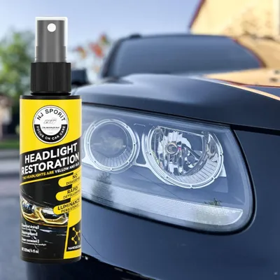 Immagine prodotto di Spray per il ripristino dei fari 120 ml: elimina l'ingiallimento, protegge i fari e migliora la visibilità dell'auto - PolishSpray