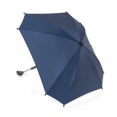 Produktbild von reer ShineSafe Sonnenschirm für Kinderwagen, universal nutzbar, dreh- und neigbar, blau