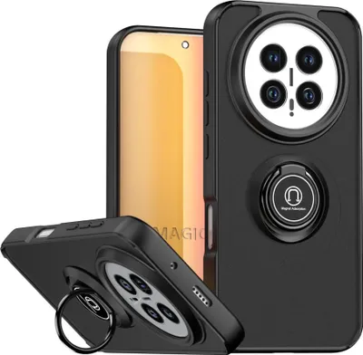 Obrázok produktu pre Pre Honor Magic 8 Q Shadow Series Design TPU + PC Ring Ochranný kryt Black
