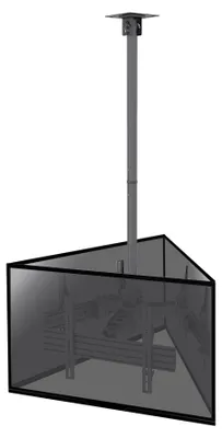 Image de Support plafond pour 3 écrans TV 32"-65" Hauteur réglable 86-325cm