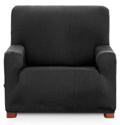 Elastische Bankovertrek 1-Sitzer Dunkelgrau 50% Polyester