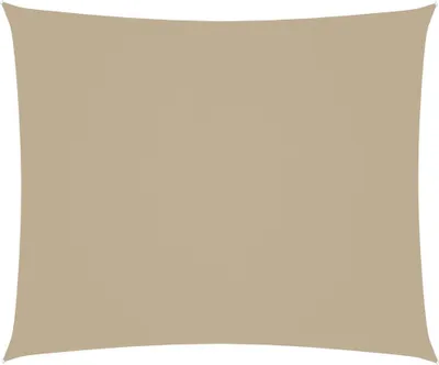 Image de vidaXL Voile d'ombrage Oxford Rectangulaire 4x6 m Beige