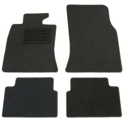 Fußmatten-Set für Mini R55 Clubman, 11/2007-09/2015, 4-teilig, Schwarz