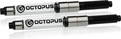 Produktbild von 2x Octopus Fluids Kolben-Konverter für Füllhalter, Standard Tinten-Konverter mit 2,6 mm Öffnung