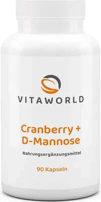 Obrázok produktu pre Brusnice + D-manóza (90 Kps)