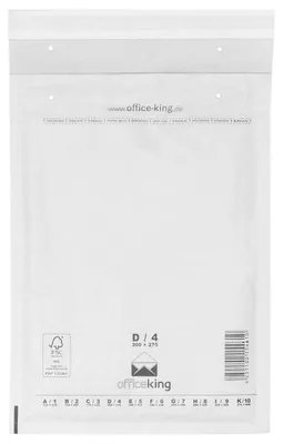Produktbild von 100 x Luftpolstertaschen / Versandtaschen / Luftpolsterumschläge weiss D4 (200 x 275 mm B5 / C5+)