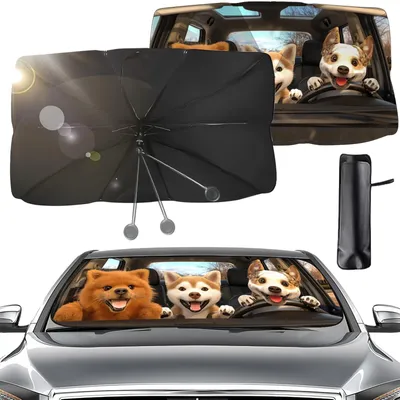Produktbild von Faltbarer Autosonnenschutz mit UV-Schutz