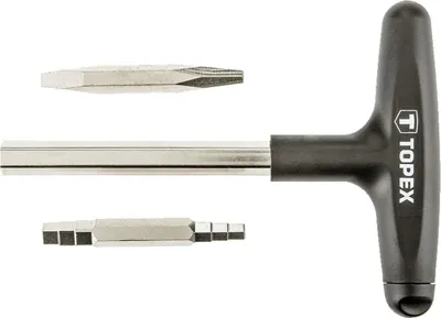 Produktbild von 3 tlg. Stufenschlüssel "T", Vier- und Sechskant 6,3-7,9 mm