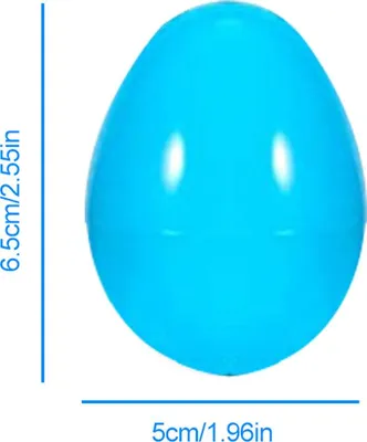 Obrázek produktu pro 24 ks velikonoční vajíčka, plastová vajíčka s králíčkem, zábavná velikonoční hračka, dárek pro děti, přátele, velikonoční oslava, dekorace
