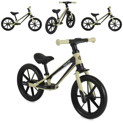 Obrázek produktu pro Bicykl Byox Ranger Maxi 12 palců, pneumatiky EVA, kovový rám, nastavitelná výška sedla, zelený