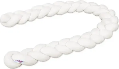 Produktbild von babybay Nestchenschlange geflochten passend für Kinderbetten, ivory