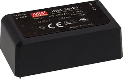 Produktbild von MEANWELL IRM-30-5 - AC/DC Netzteil, vergossen, single output - Modul 30W 5V/6A Pin
