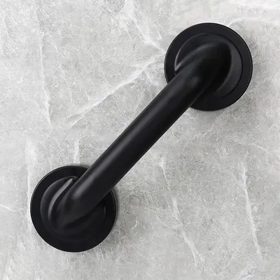 Productafbeelding van Zuignap Handvat - Deurgreep Badkamer - Veiligheid Thuis - Gatvrije Installatie - 30 cm - Zwart