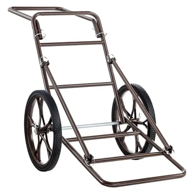 Produktbild von VEVOR Wildkarren, faltbarer Wildwagen 227 kg, Wildtransporter mit zwei 42 cm großen Rädern und ergonomischem Griff, Wildkarren-Zubehör, Allzweck-Transportwagen für die Jagd, Angeln und Wandern