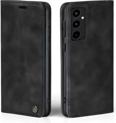 Produktbild von Handy Hülle für Samsung Galaxy A35 5G Klapphülle Bookcase Flip Cover Handy Tasche Etui Farbe: Schwarz