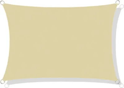 Image de Voiles d'ombrage et de soleil 3X5M PROTECTION UV Beige foncé Ombrage