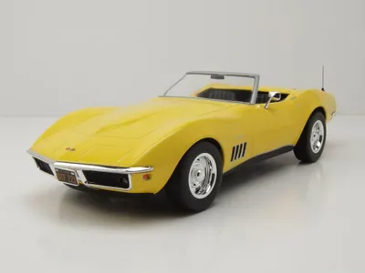 Produktbild von Norev 189039 Chevrolet Corvette Convertible 1969 daytona gelb 1:18