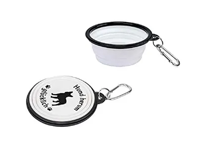 Image de Walkies gamelle pour chien pliable "Chien autour heureux